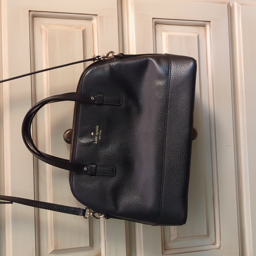 Kate Spade Purse.  Black Pebble Leather.